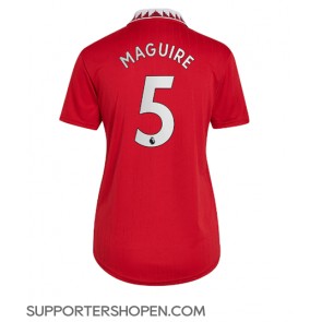 Manchester United Harry Maguire #5 Hemma Matchtröja Dam 2022-23 Kortärmad
